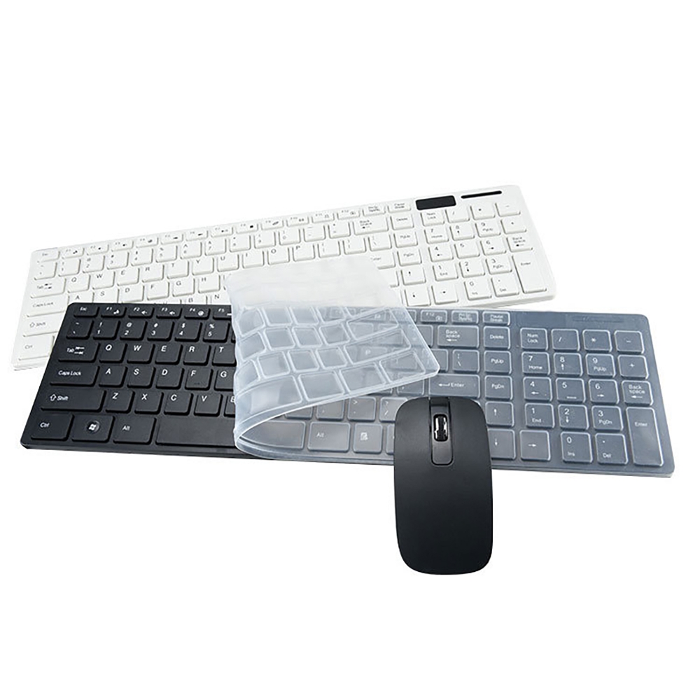 Gaming Keyboard Mouse And Headset Combo - Ultra-thin 2.4G Wireless Keyboard Mouse Set