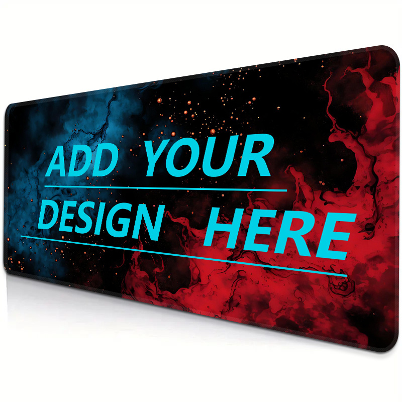 Gaming Keyboard And Mouse Pad - Customized Large Desk Mat DIY Custom