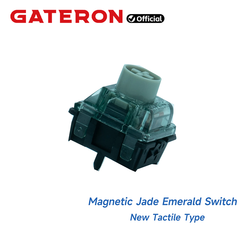 Gaming Keyboard Hall Effect Switches - GATERON Magnetic Jade Emerald Switch, Tactile,