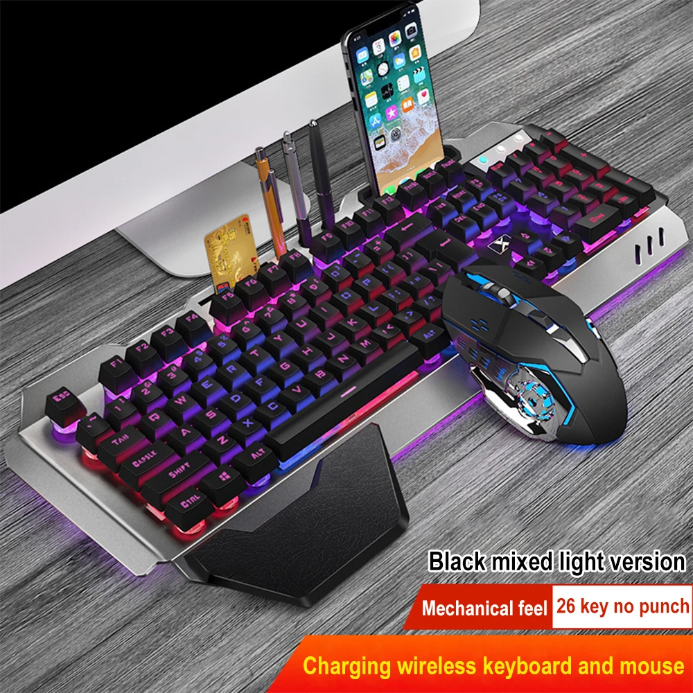 K680 Rechargeable 2.4G wireles - Gaming Keyboard Mouse And Headset Combo review and price