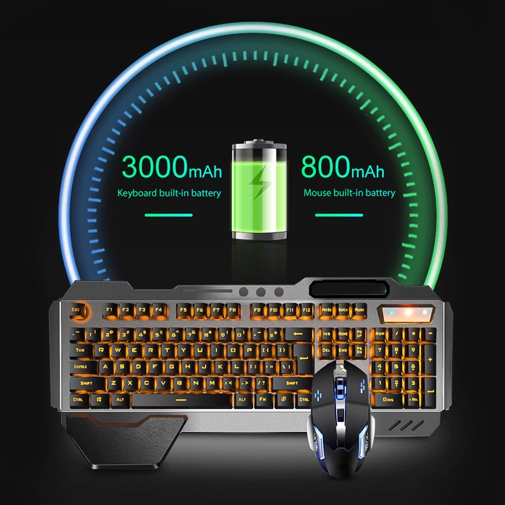 K680 Rechargeable 2.4G wireles - Gaming Keyboard Mouse And Headset Combo review and price