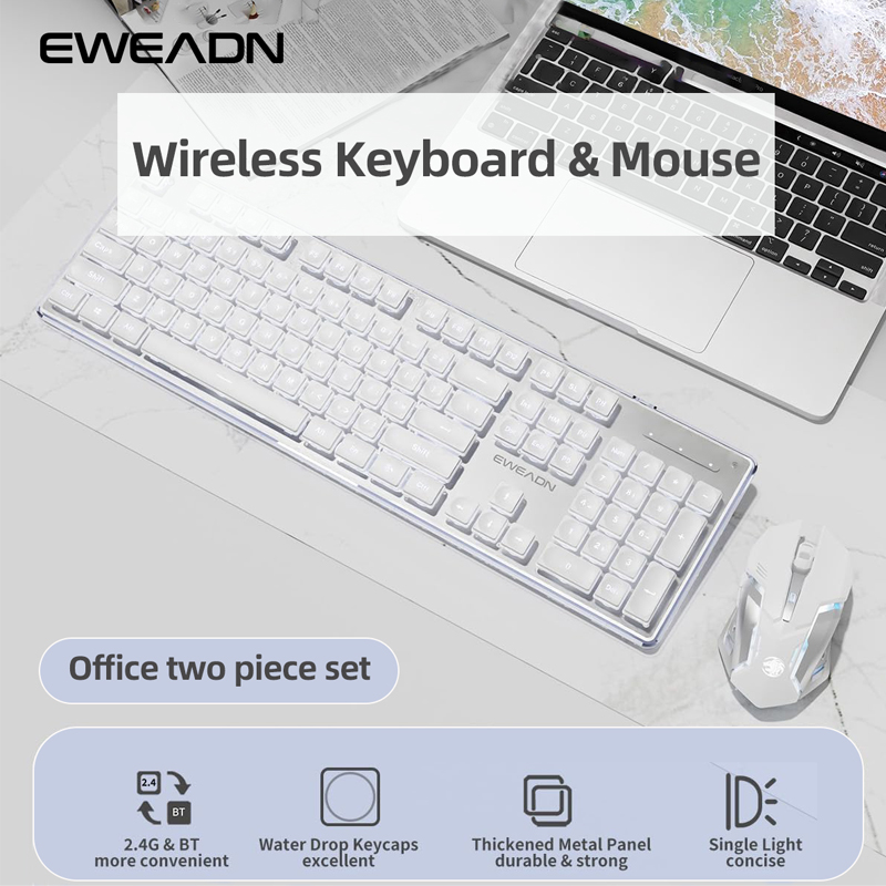 EWEADN V3 wireless Silent Offi - Gaming Keyboard Mouse And Headset Combo review and price