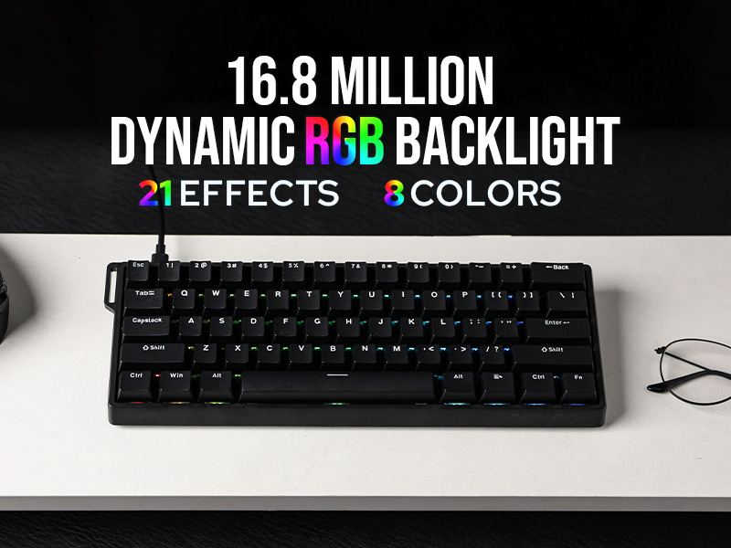 Custom AULA WIN60 HE WIN60 HE  - Gaming Keyboard Hall Effect Switches review and price
