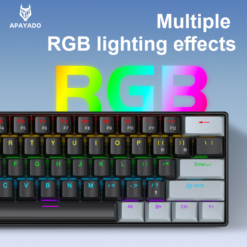 APAYADO K61 Mini Mechanical Ke - Gaming Keyboard Half review and price