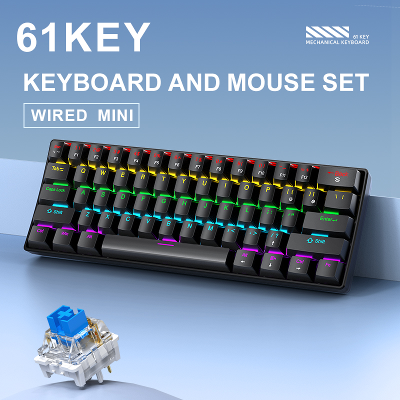APAYADO K61 Mini Mechanical Ke - Gaming Keyboard Half review and price