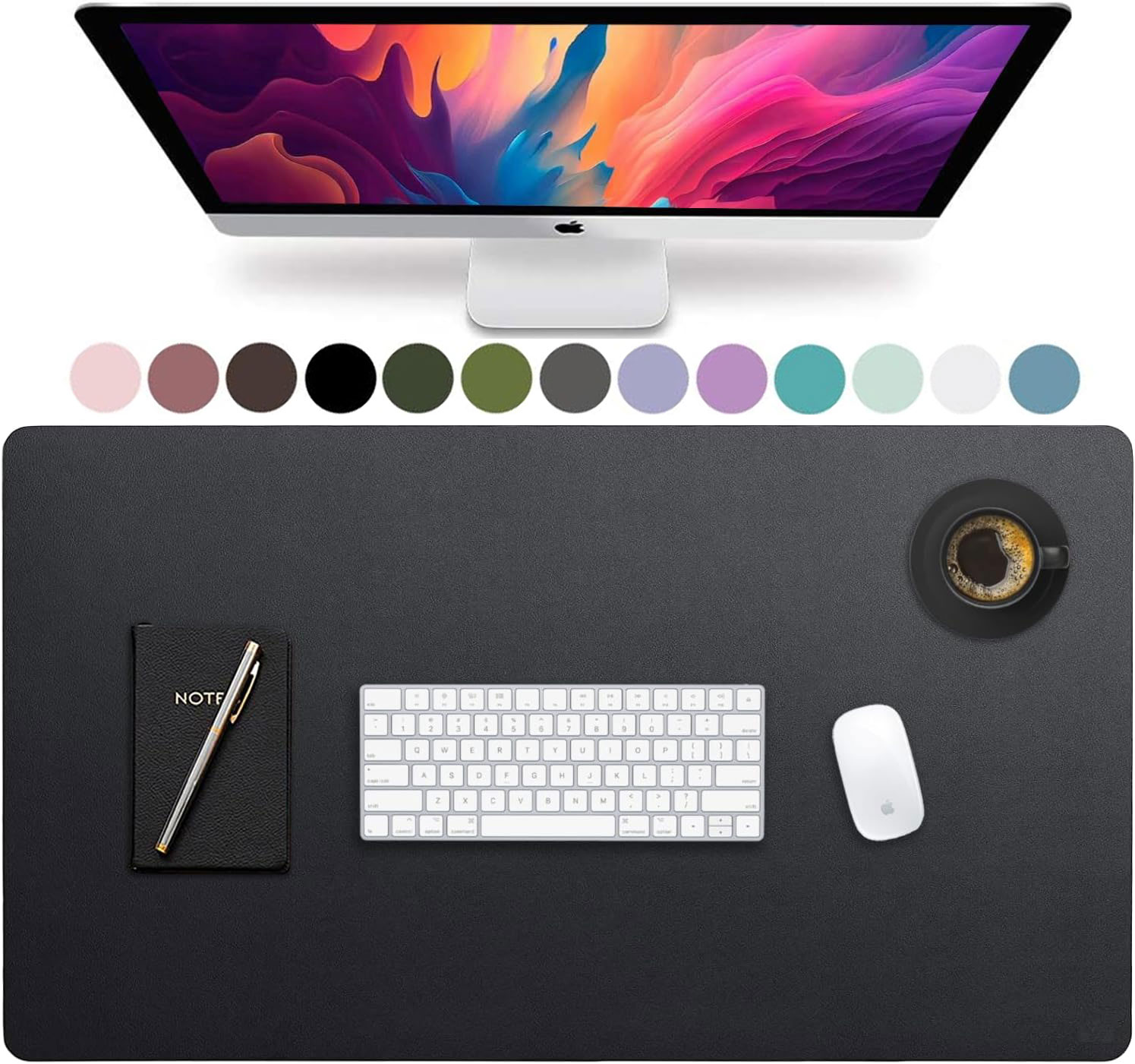 Large Size Leather Desk Pad,Of - Gaming Keyboard And Mouse Pad review and price