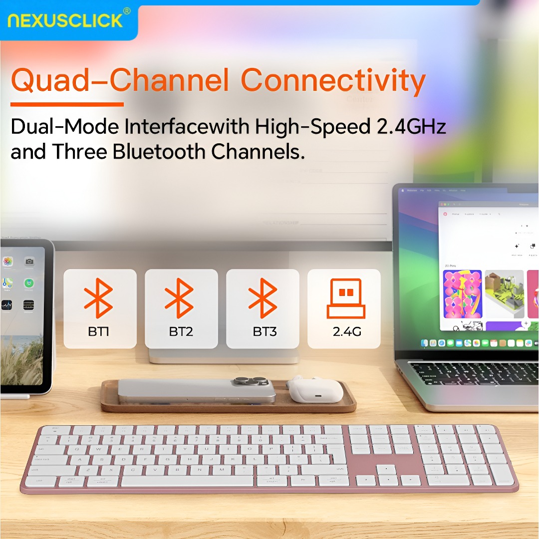 NexusClick Rechargeable Wirele - Gaming Keyboard Mouse Combo review and price
