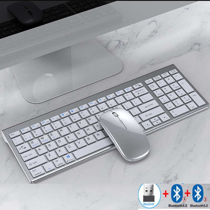 Jomaa Slim Rechargeable Blueto - Gaming Keyboard Mouse And Headset Combo review and price