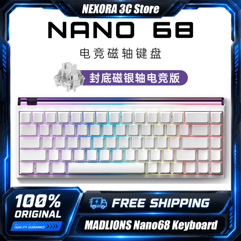MADLIONS Nano68 Magnetic Switc - Gaming Keyboard Hall Effect Switches review and price