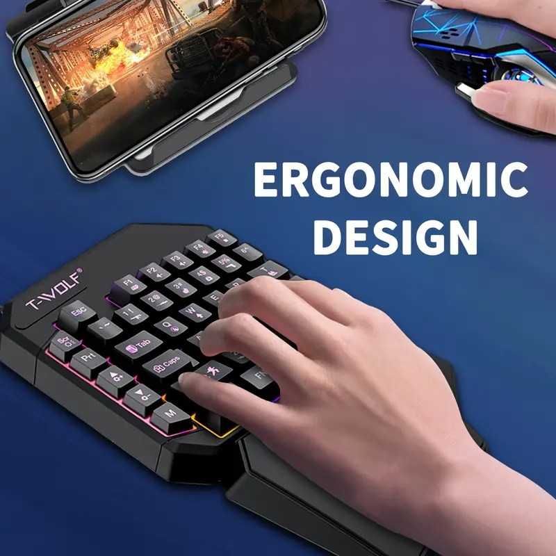 FocusOnPC TF900 2-in-1 Mobile  - Gaming Keyboard Half review and price