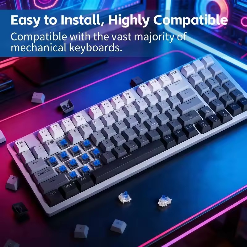 10/30Pcs 3Pin Replacement Mech - Keyboard Gaming Blue Switch review and price