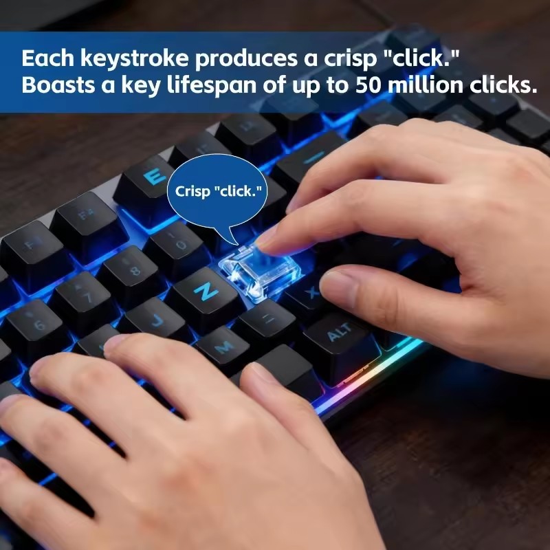 10/30Pcs 3Pin Replacement Mech - Keyboard Gaming Blue Switch review and price