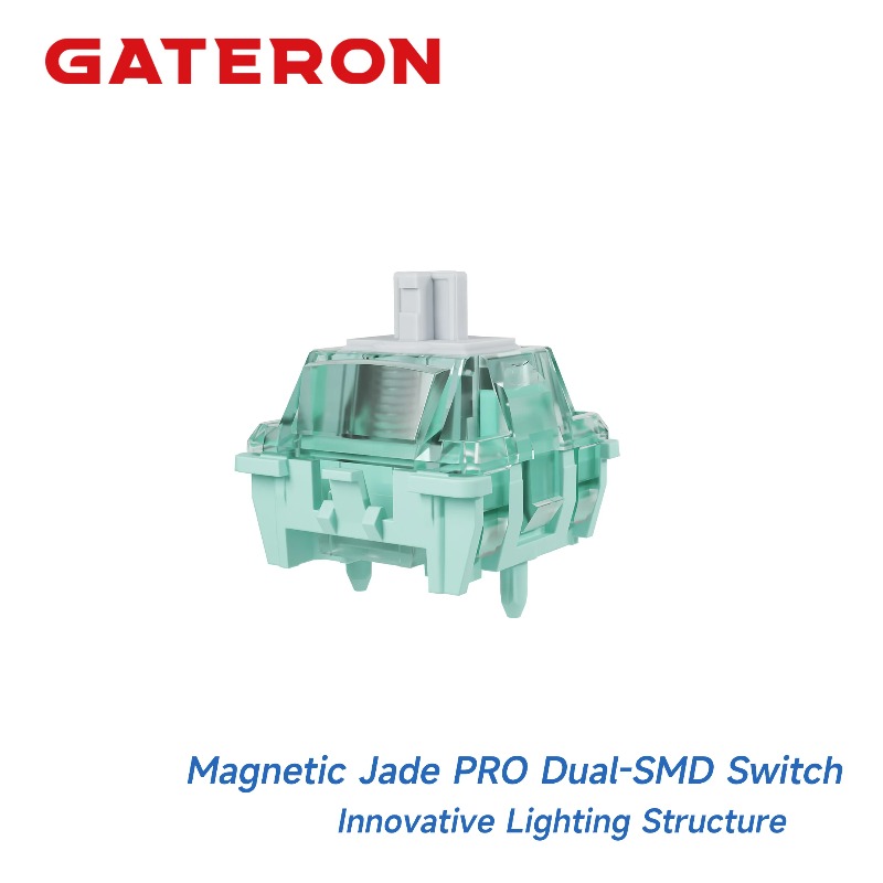 GATERON Magnetic Jade PRO Dual - Gaming Keyboard Hall Effect Switches review and price