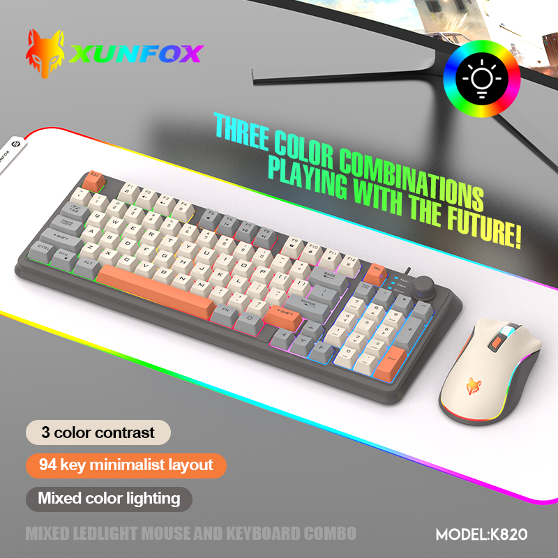 K820 USB Wired Game Keyboard M - Gaming Keyboard Mouse And Headset Combo review and price