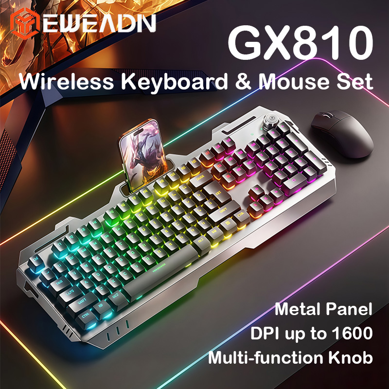 EWEADN GX810 Wireless Keyboard - Gaming Keyboard Mouse And Headset Combo review and price