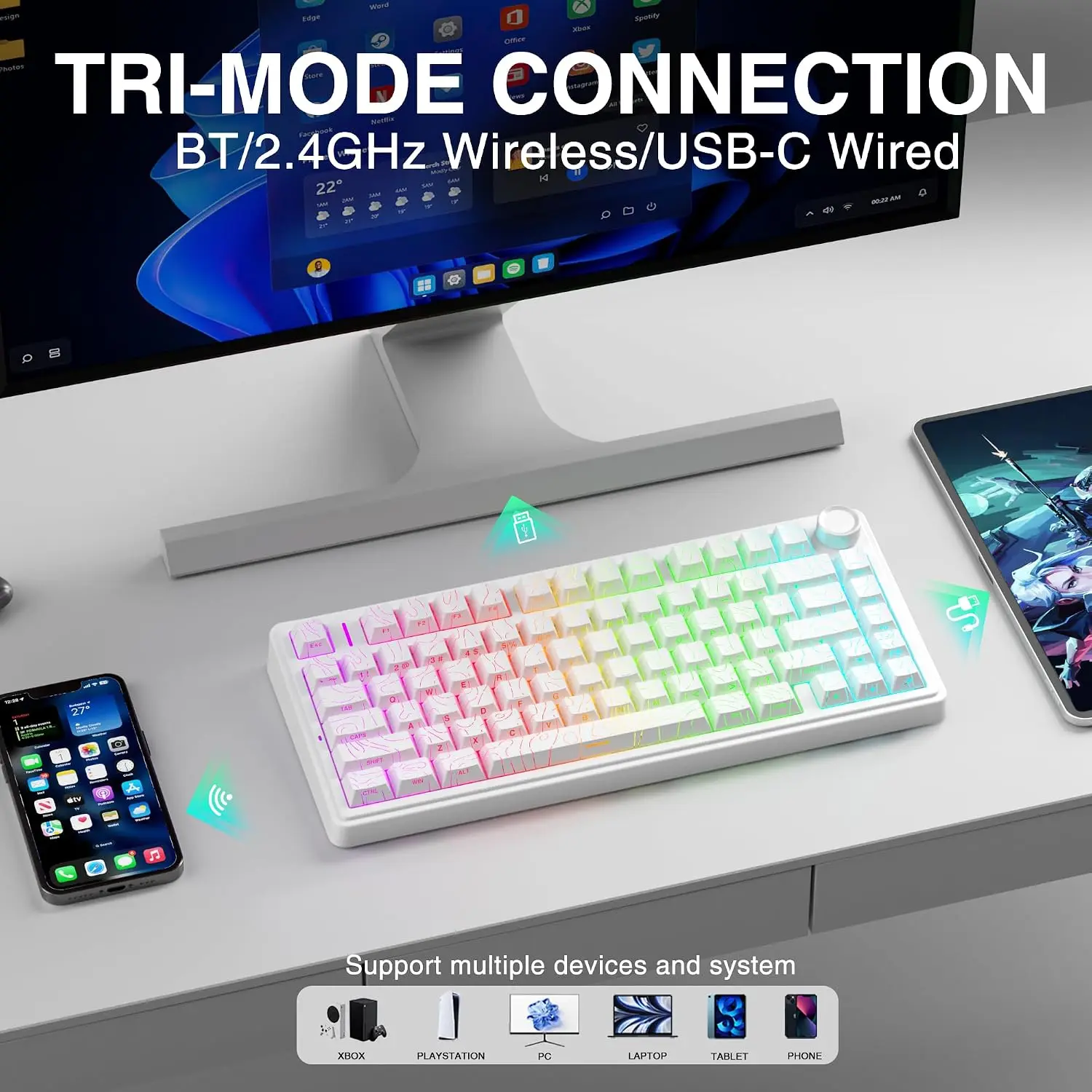 AULA F75 HE Magnetic Keyboard  - Gaming Keyboard Hall Effect Switches review and price