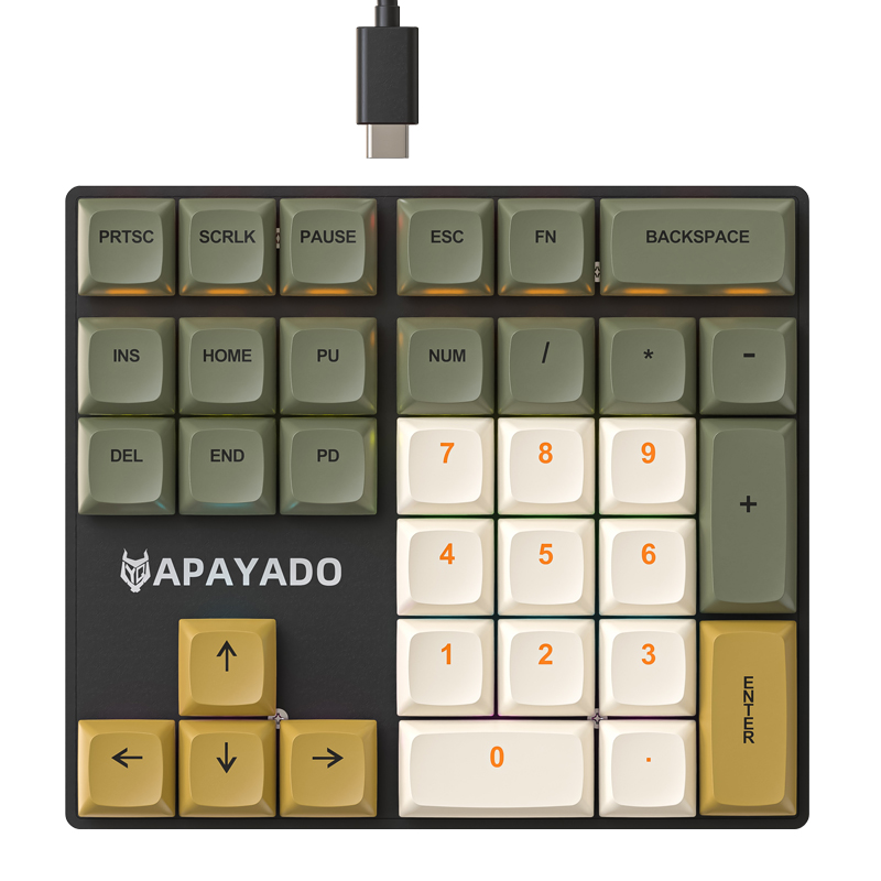 K33 Wired Mechanical Numeric K - Gaming Keyboard Half review and price